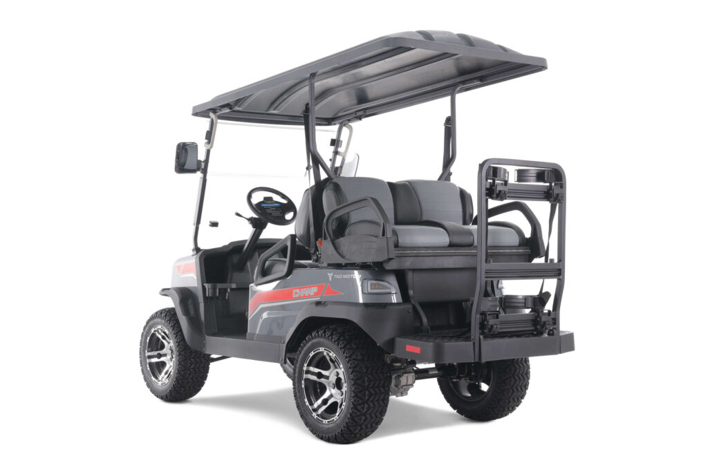 TAO_Motors_Champ_golfcart_rear_3Q_titanium